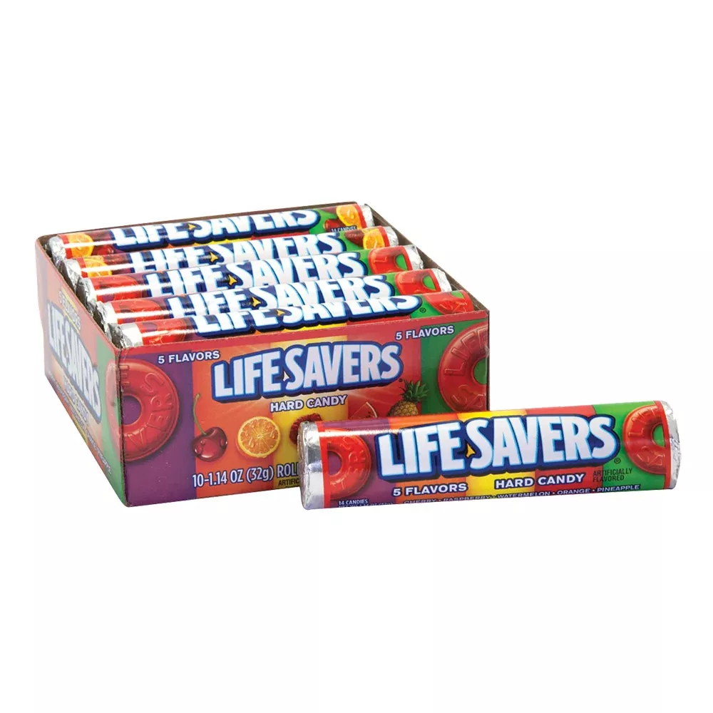 Five-Flavor Lifesavers Rolls - 20ct
