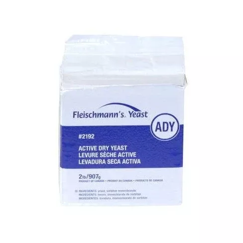 Fleischmanns Dry Active Baking Yeast, 2 Pound