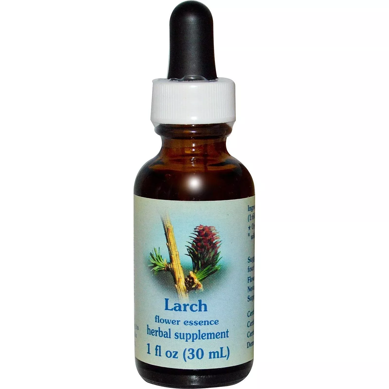 Flower Essence Services Larch Dropper Herbal Supplements, 1 Ounce