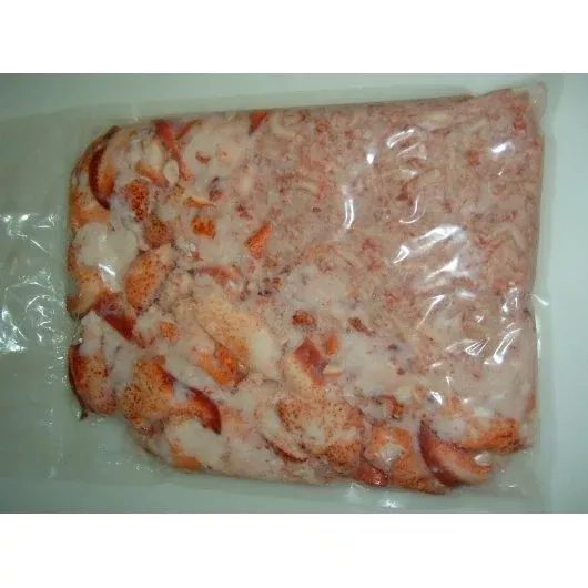 Frozen Seafood Commodity Lobster Meat Claw Knuckle Leg 2 Pound Each - 6 Per Case