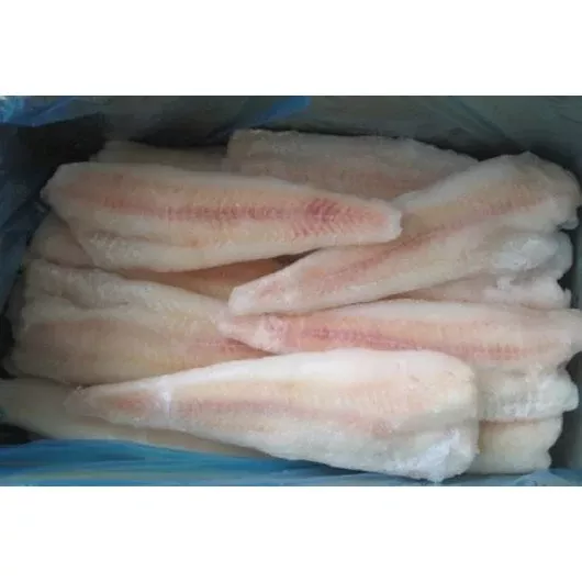 Frozen Seafood Commodity Pollock 4 to 6 100% Net Weight 10 Pound Each - 4 Per Case