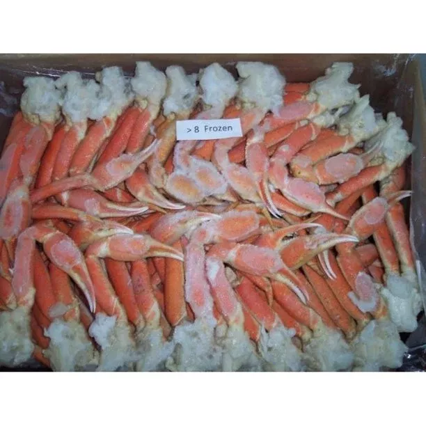Frozen Seafood Commodity Snow Crab 8/Up 30 Pound Each - 1 Per Case