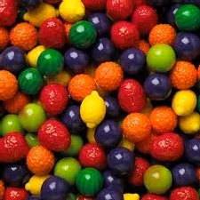 Fruit Shaker Gumballs 1" 850 Count Bulk