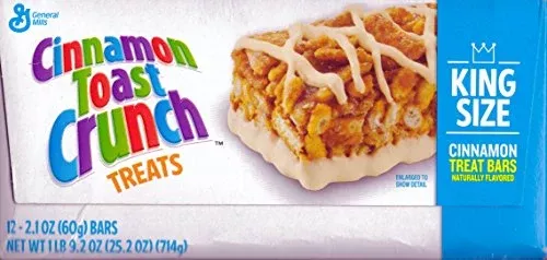 General Mills Toast Crnch King Bar 12 Per Box