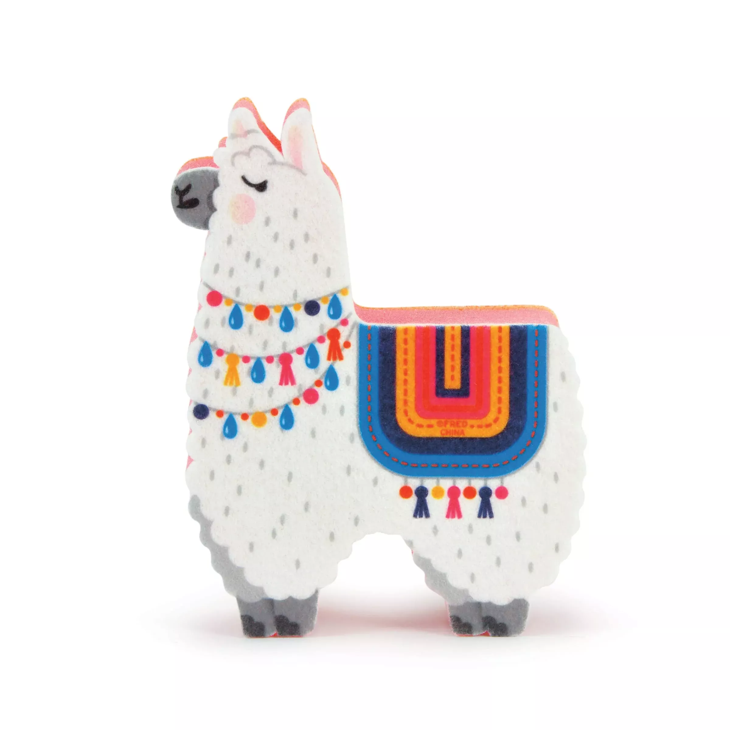 Genuine Fred, Spit Shine, Llama Kitchen Sponge, Multicolor