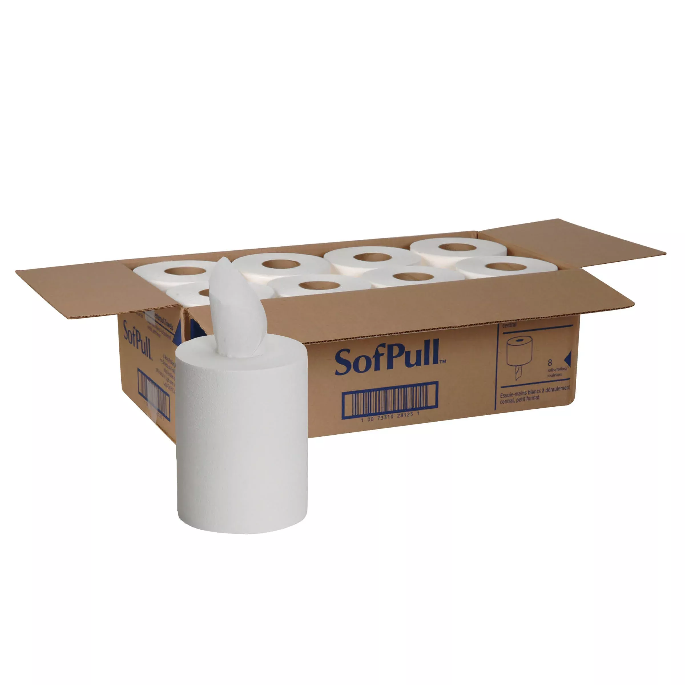 Georgia Pacific Commercial Sofpull(r) Junior Centerpull Premium Paper Towel By Gp Pro (georgia-pacific) White 8 Rolls Per Cas - 1 Count - 8 Per Case