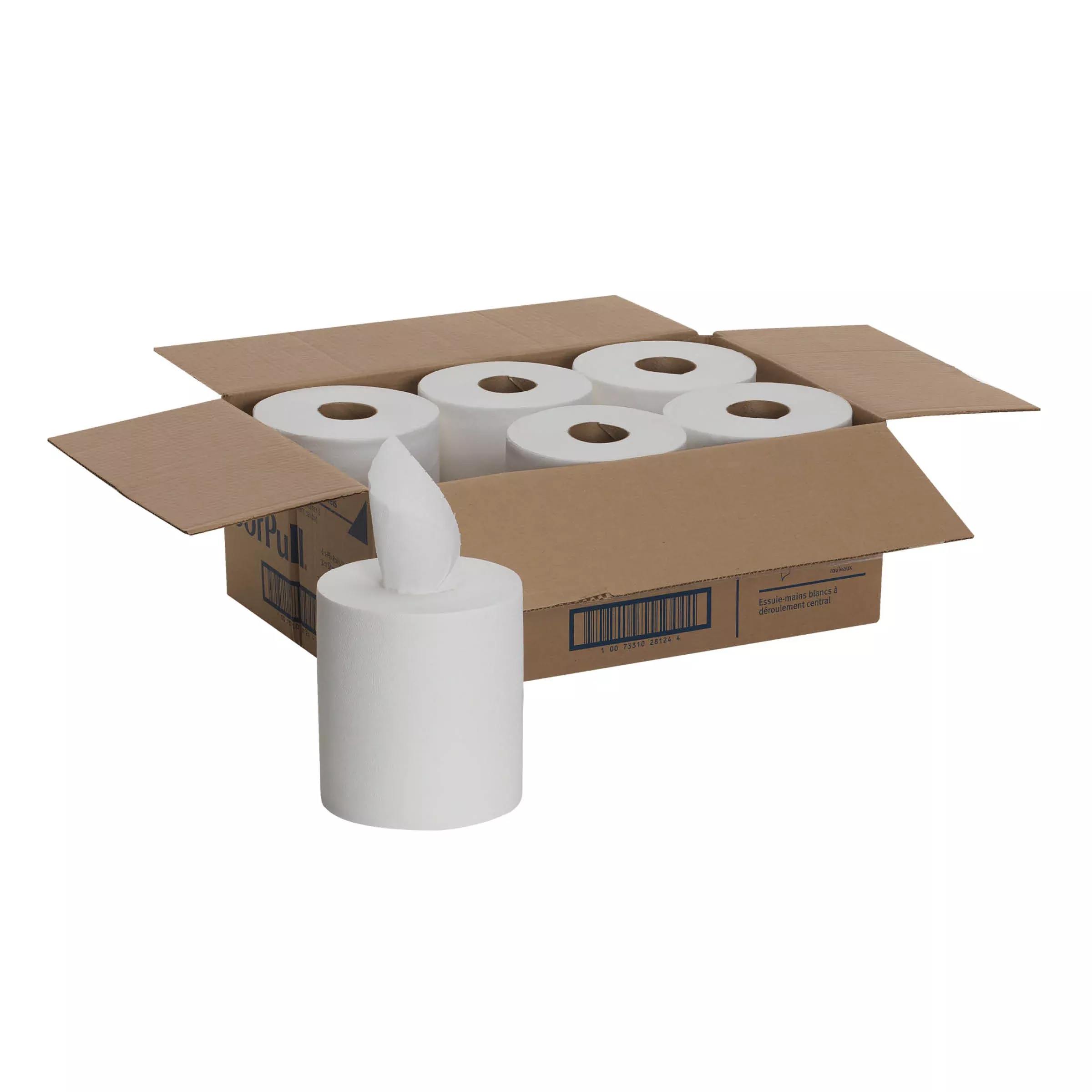 Georgia Pacific Commercial Sofpull(r) Regular Centerpull Premium Paper Towel By Gp Pro (georgia-pacific) White 6 Rolls Per Ca - 1 Count - 6 Per Case