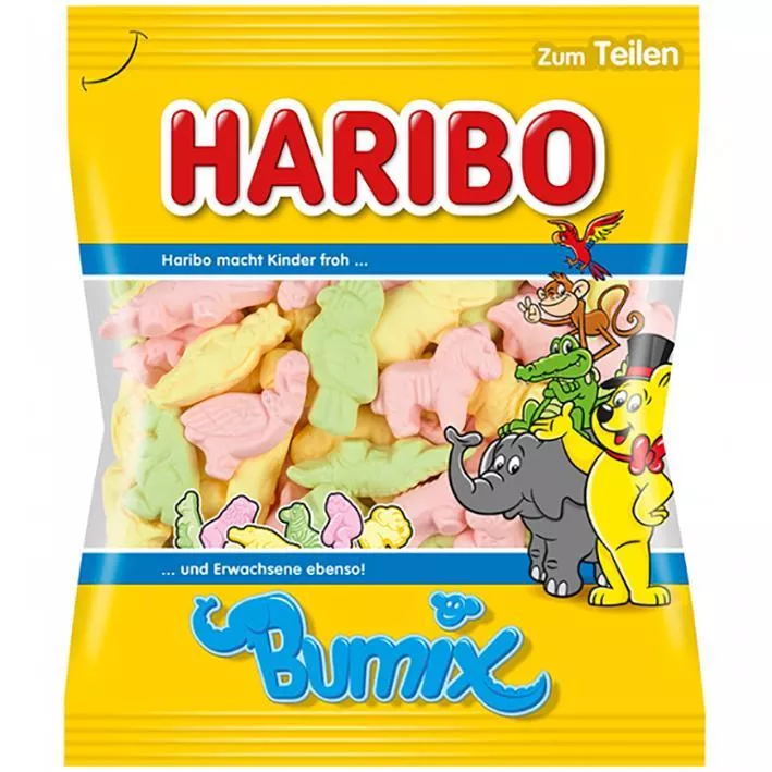 German Haribo Bumix - Marshmallow Gummy Animals