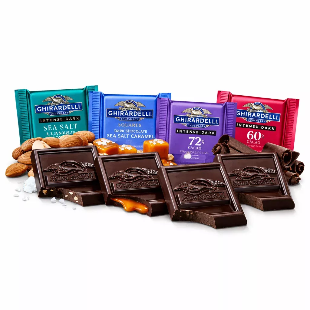 Ghirardelli Assorted Dark Chocolate Squares – Bulk Value Bag – 1 lb