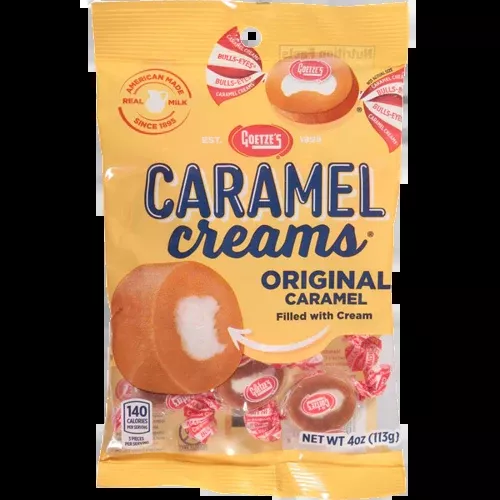 Goetze's Caramel Creams Original Vanilla - 4 oz Peg Bag
