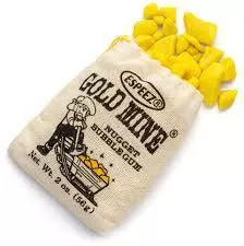 Gold Mine Nugget Bubble Gum