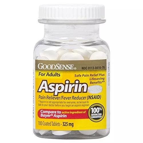 Good Sense Aspirin Tab 100 325mg Single Box