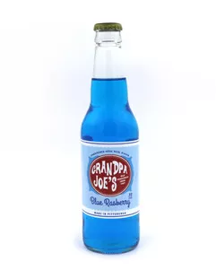 Grandpa Joe's Blue Raspberry Soda - 2 Bottles