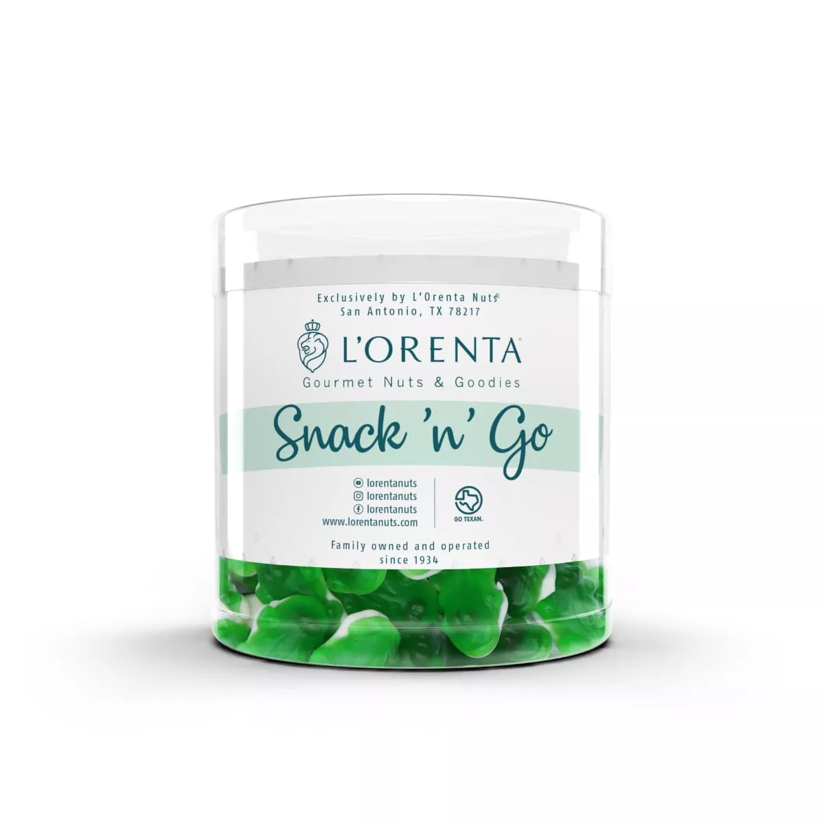 Green Gummy Frogs Snack And Go