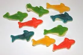 Gummi Assorted Sharks 5LB Bulk