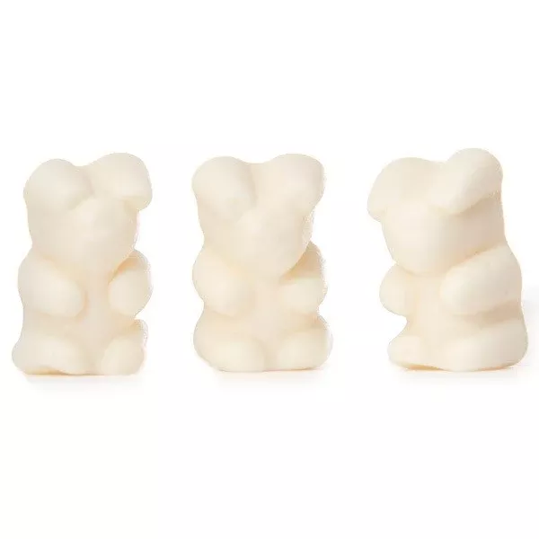 Gummi Bears White Strawberry/Banana 5LB Bulk