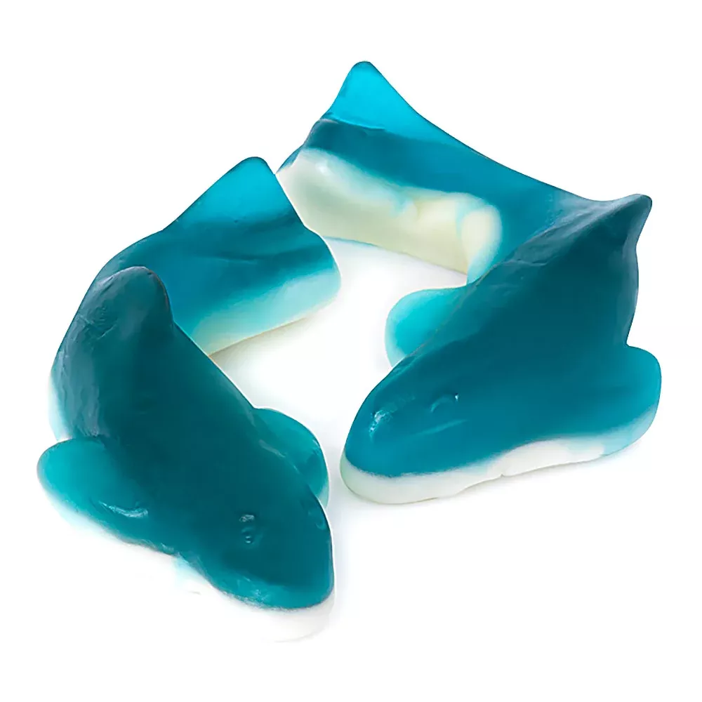 Gummi Blue Sharks White Belly Large - 6.6lb