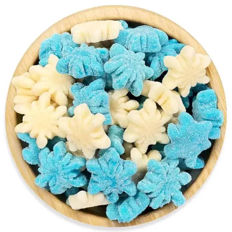 Gummy Glitter Snowflakes