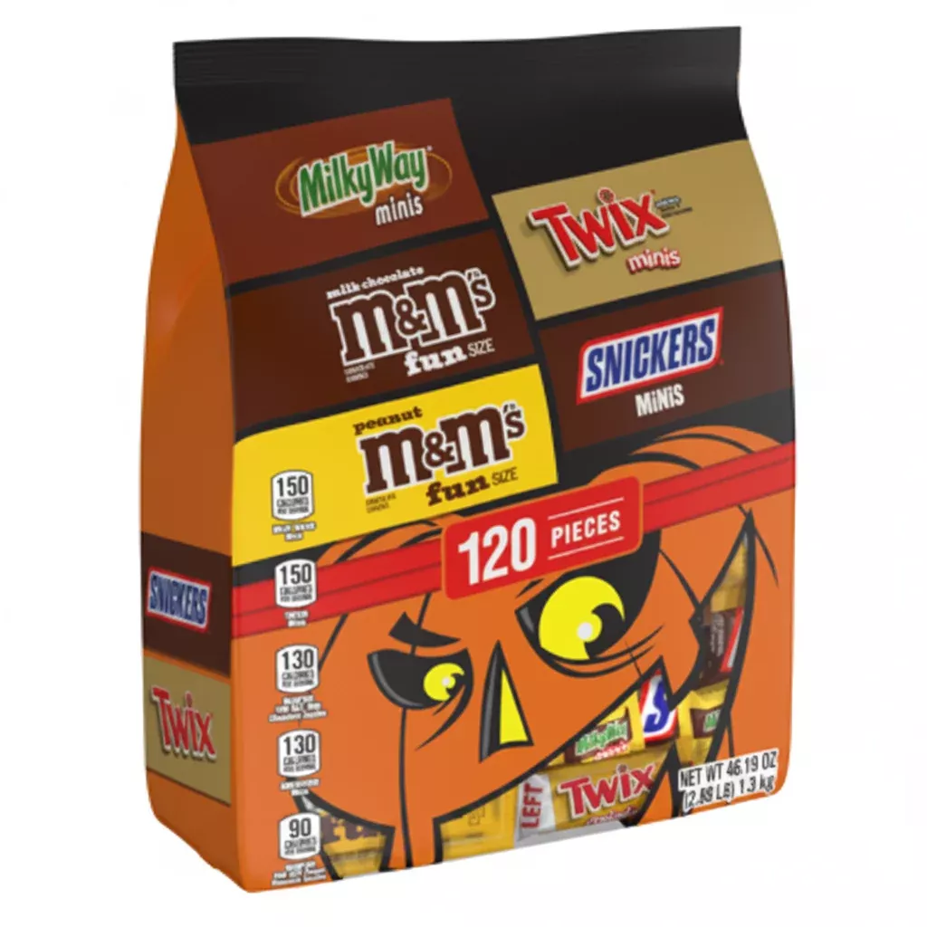 Halloween Mars Chocolate Variety 120ct Bag