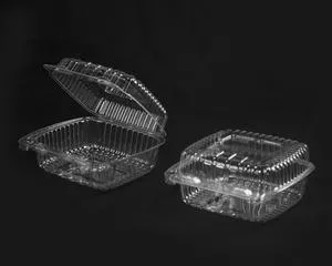 Handi-foil Of America 5 Inch Square Shallow Plastic Container 500 Each - 1 Per Case
