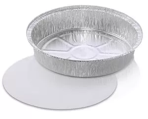 Handi-foil Of America 9 Inch Round Combo with Board Lid - 150 Per Case