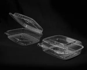 Handi-foil Of America 9" Square Shallow Plastic Container - 1 Per Case