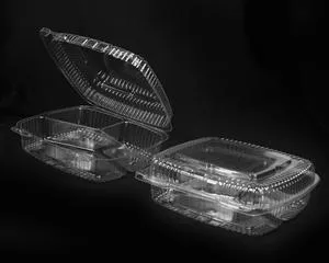 Handi-foil Of America Handi-foil Shallow Three Compartment Plastic Container 10 Inch Size - 200 Per Case