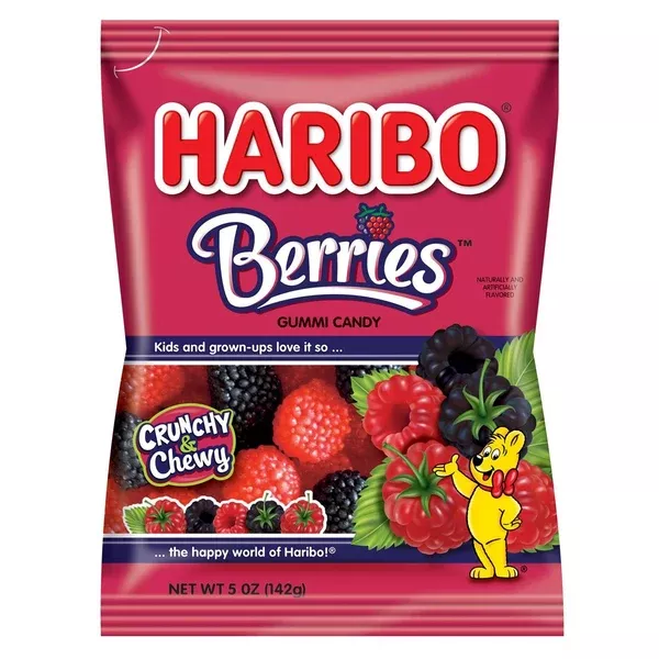 Haribo Berries Gummi Candy 5 oz. Bag