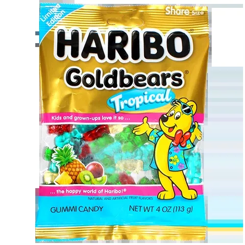 Haribo Goldbears Tropical 4oz. Bag