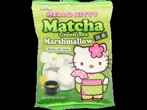 Hello Kitty Matcha Green Tea Marshmallow 2.8oz - Matcha Jelly Inside