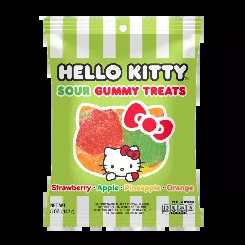 Hello Kitty Sour Gummy Treats 5 oz. Bag
