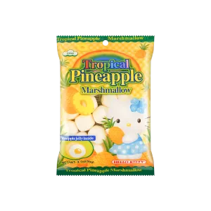 Hello Kitty Tropical Pineapple Marshmallow 3.1oz - Pineapple Jelly Inside