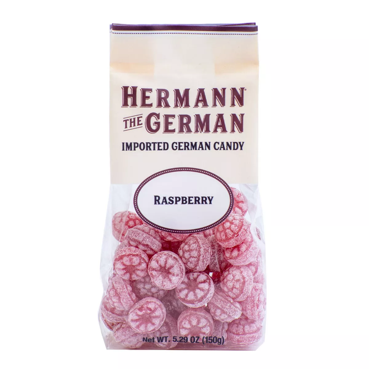 Hermann the German - Raspberry Candy, 5.29oz Bag