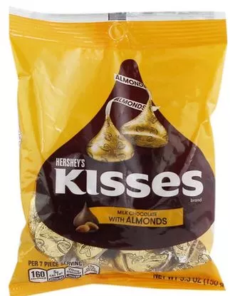 Hershey's Kiss Almond Peg Bag 4.48 oz