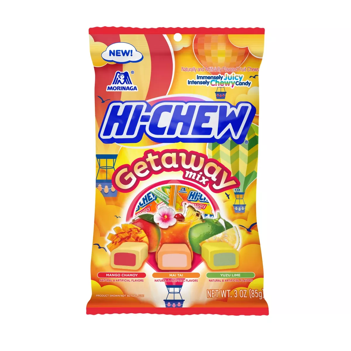 Hi Chew Getaway Mix 3oz bag or 6ct case