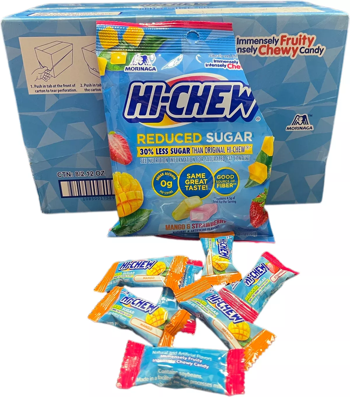 Hi-Chew Strawberry Mango bag 2.12oz Reduced Sugar
