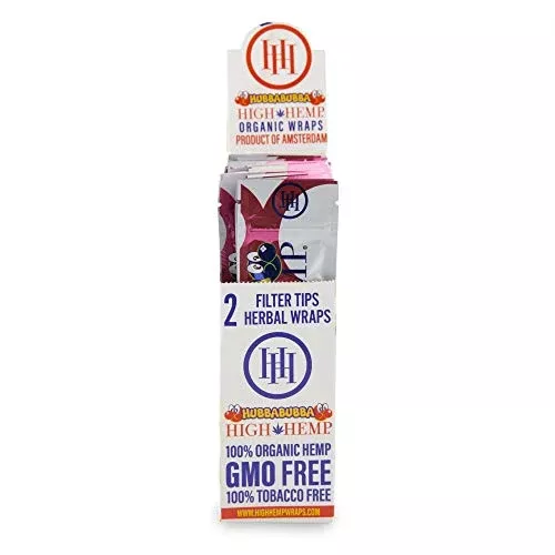 High Hemp Wrap 88888 (hubba Bubba) 25 Per 2 Pack