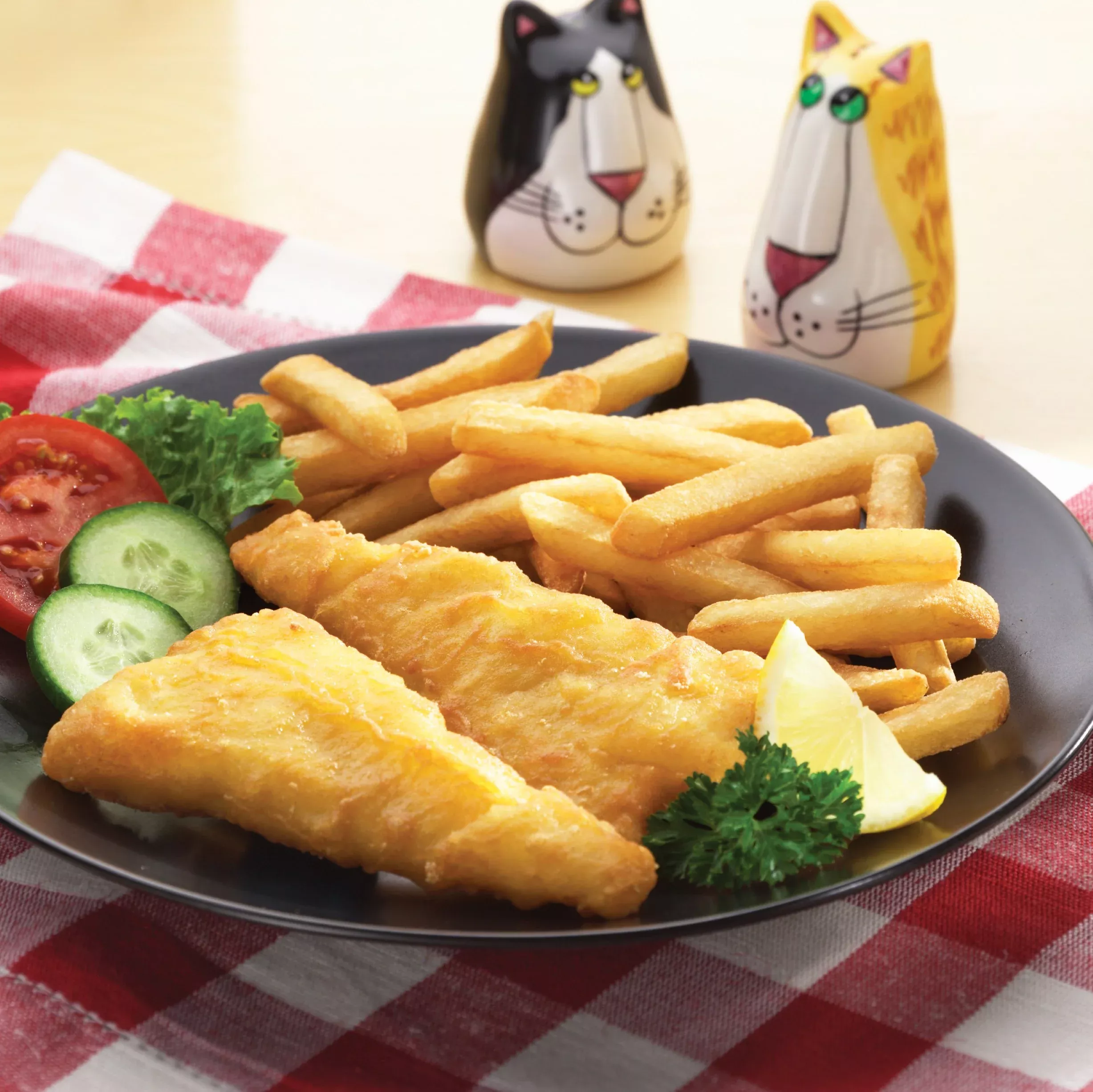 High Liner Foods USA Battered Cod Wedges Kosher 5 Pound Each - 2 Per Case