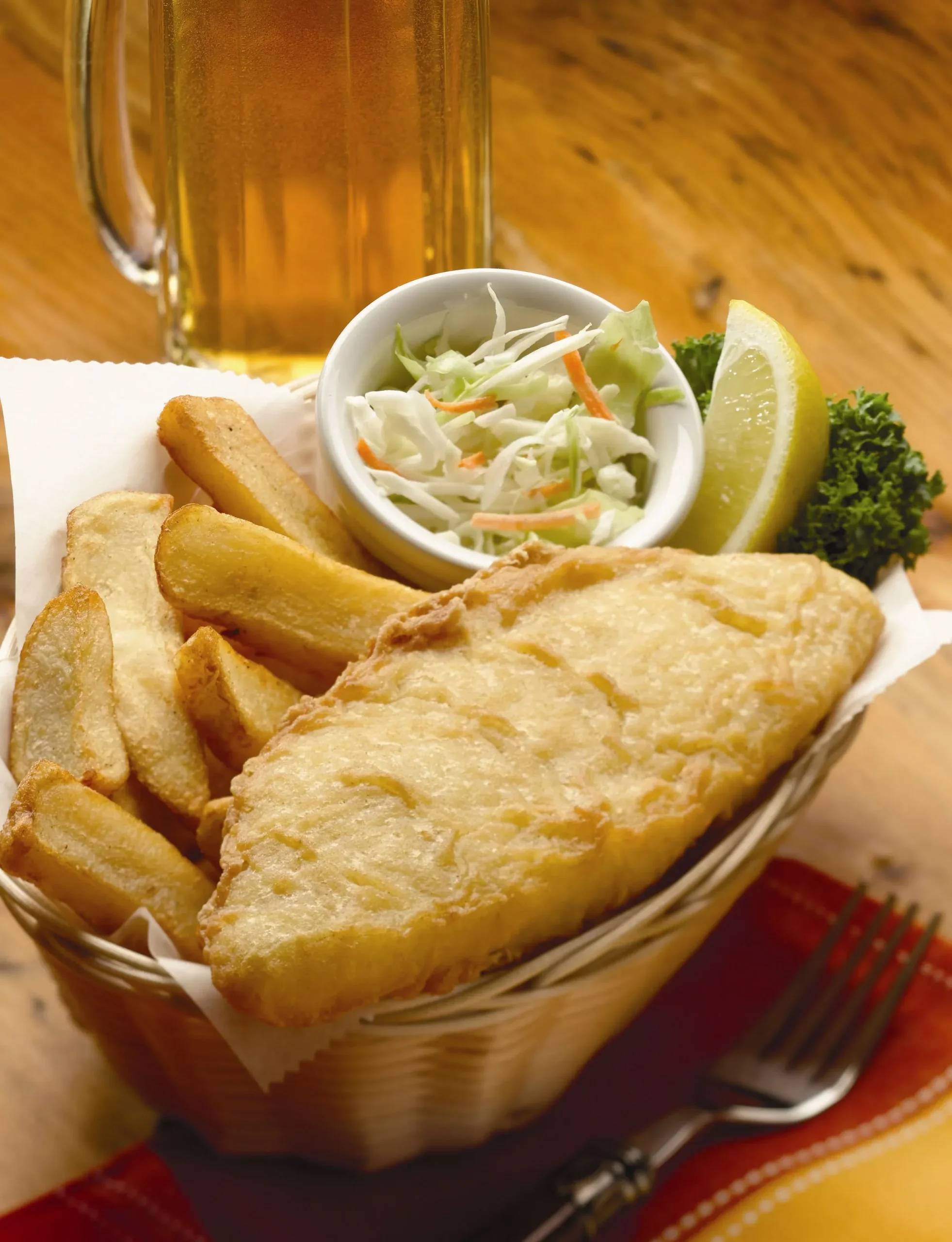 High Liner Foods USA Budweiser Battered Cod Fillets Msc 10 Pound Each - 1 Per Case