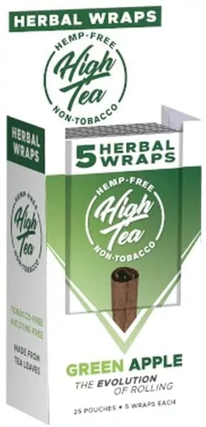 High Tea Herbal Wrap Apple 25 Per 5 Pack