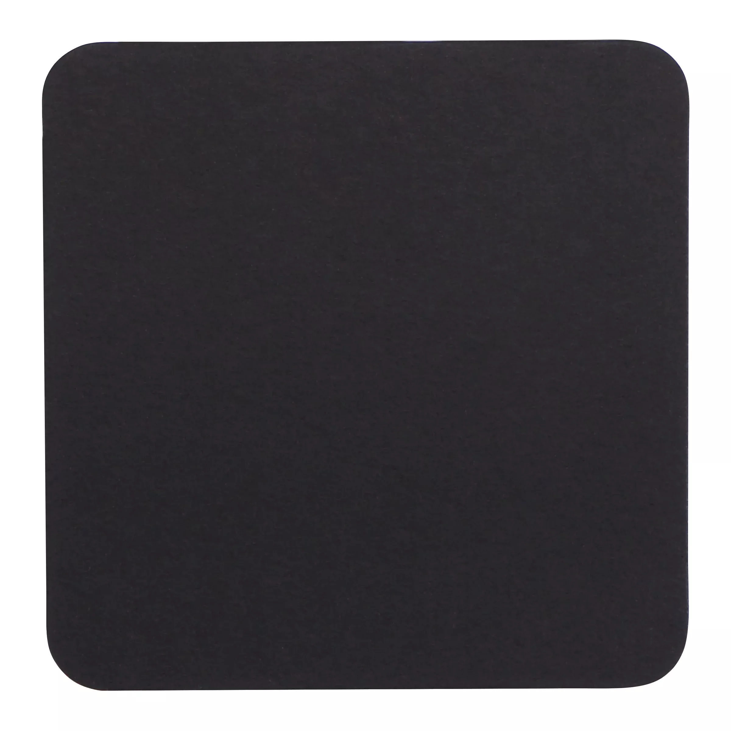 Hoffmaster Coaster Pulpboard Light Weight Black 4 in Square - 1 Per Case