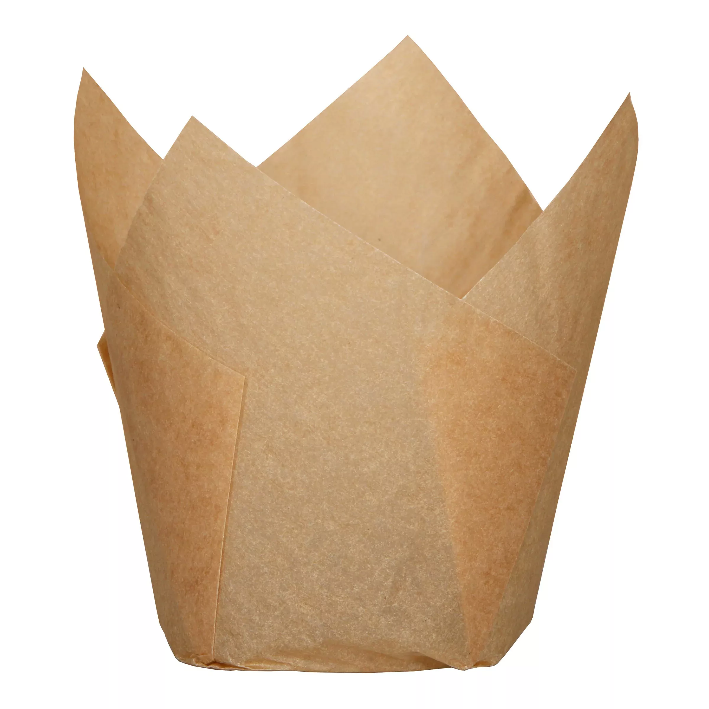 Hoffmaster Cup Baking Tulip Natural Large 2-1/4 X 2-3/4 - 4 - 4 Per Case