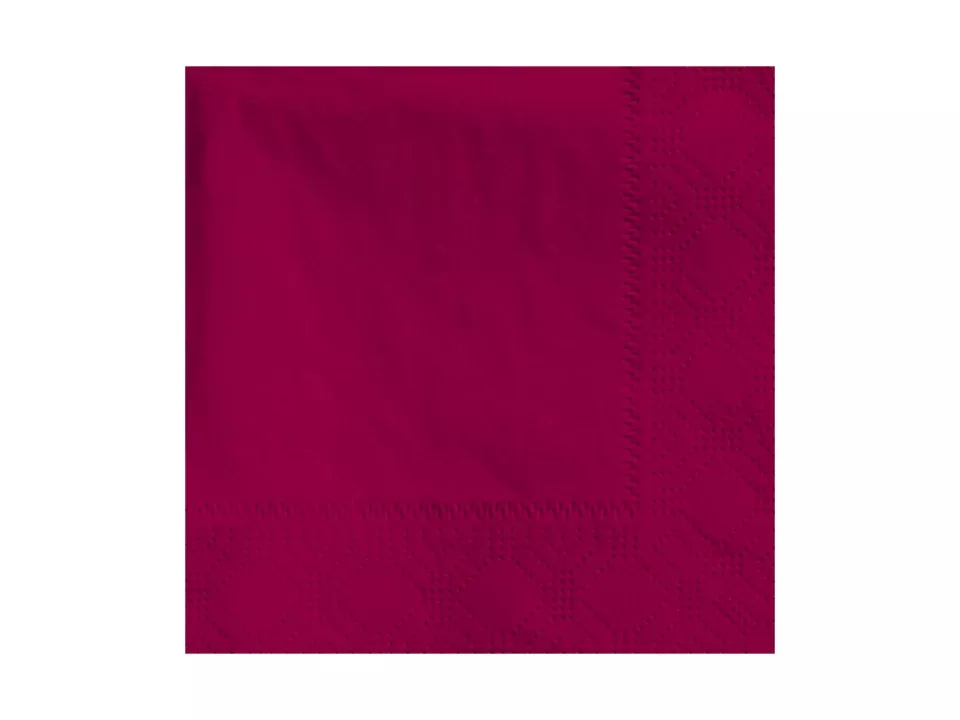 Hoffmaster Napkin Beverage Burgundy Ply Fold 250 Each - 4 Per Case