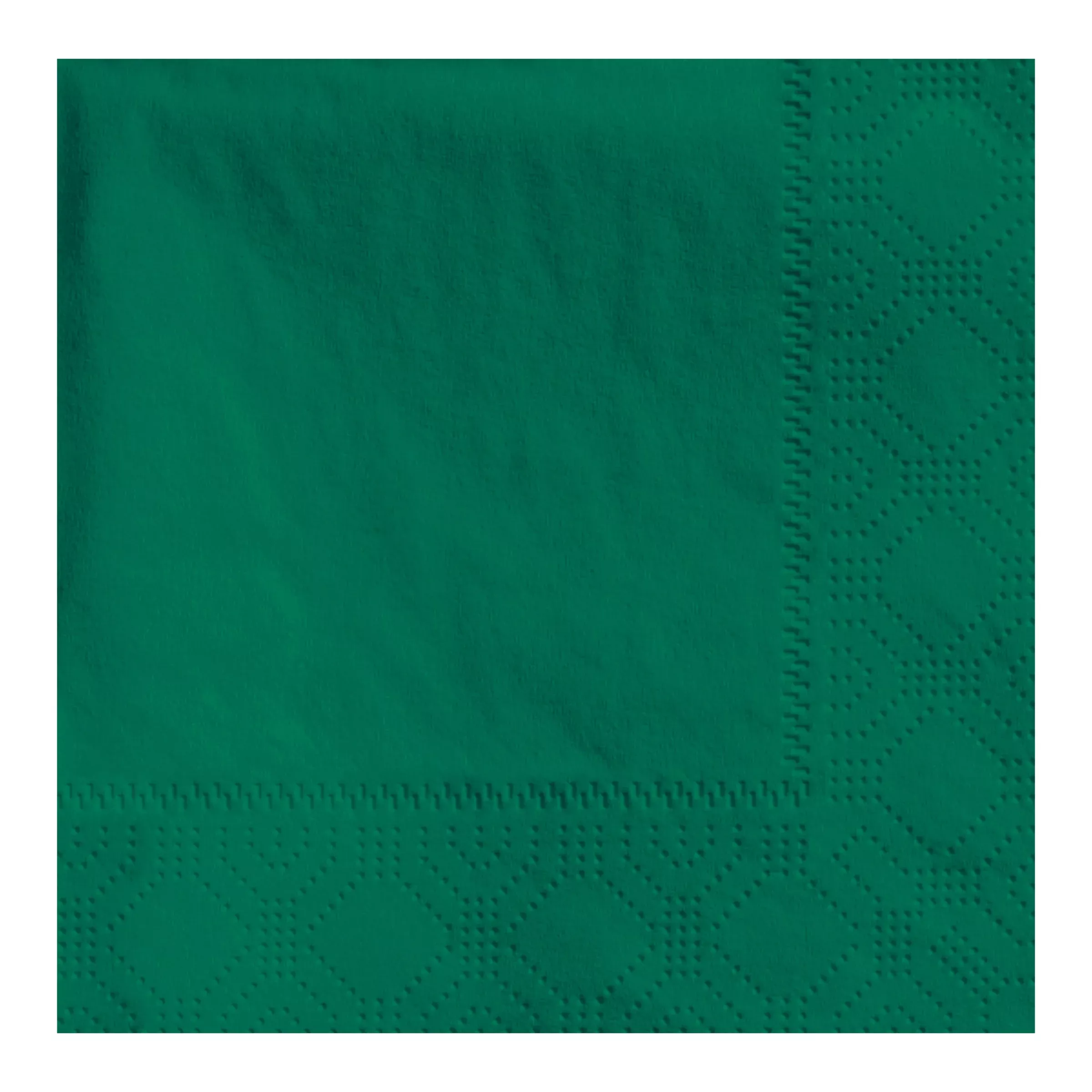 Hoffmaster Napkin Beverage Hunter Green Ply Fold 250 Each - 4 Per Case