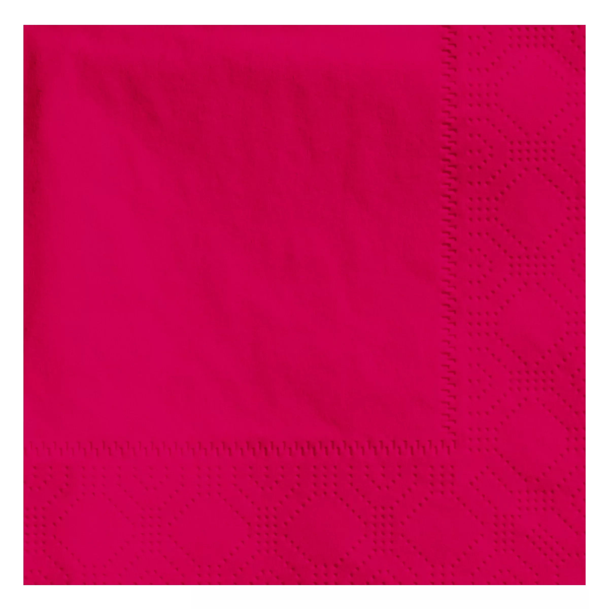 Hoffmaster Napkin Beverage Red 9.5 X 9.5 2 Ply 1/4 Fold - 4 Per Case