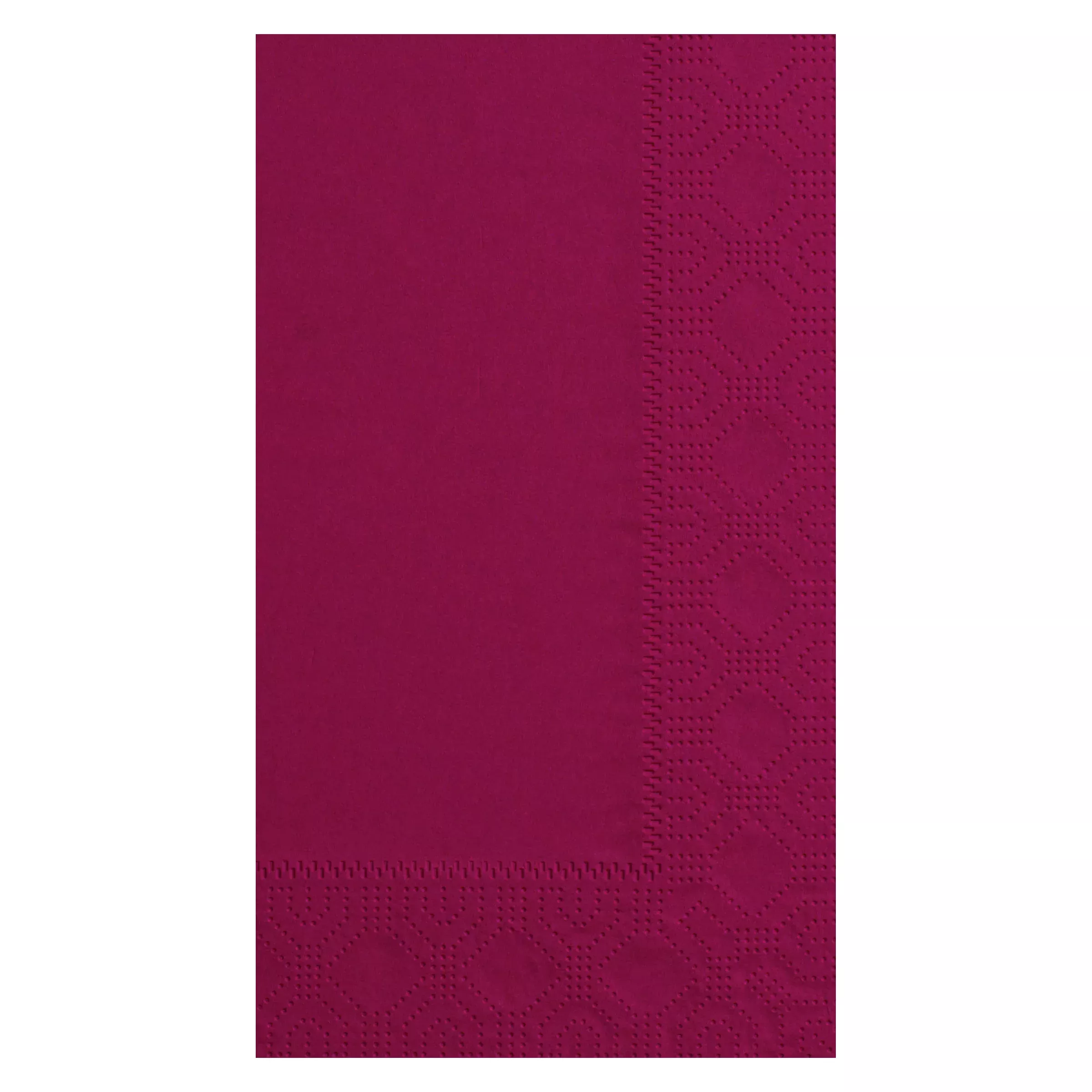 Hoffmaster Napkin Dinner Burgundy 15 X 17 2 Ply 1/8 Foldpaper - 8 Per Case