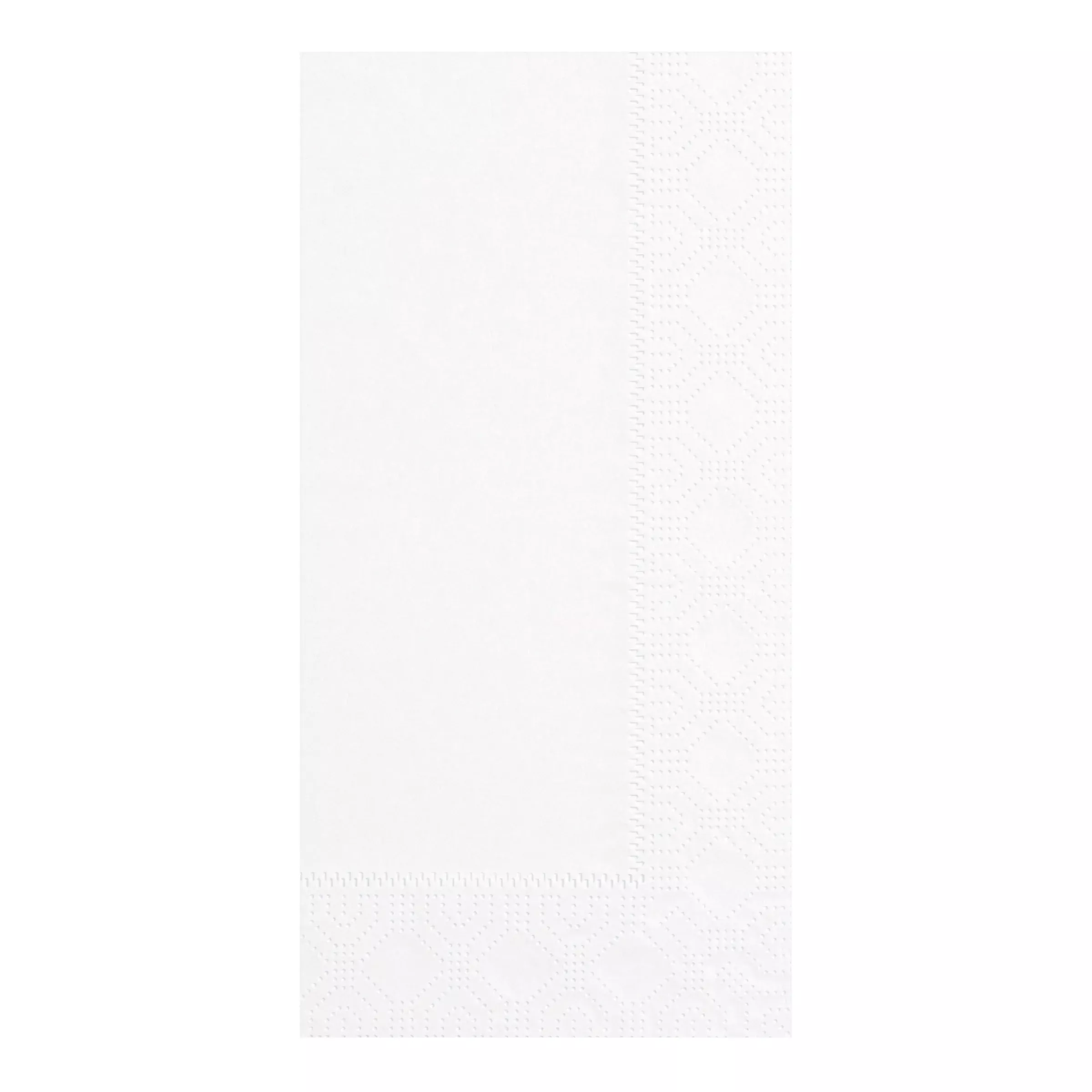 Hoffmaster Napkin Dinner White Ply Fold Paper 125 Each - 8 Per Case