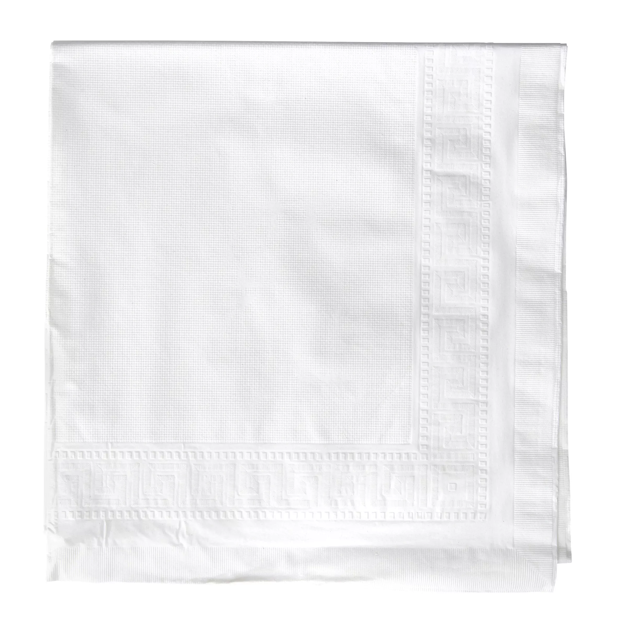 Hoffmaster Tablecover Paper White 54 X 108 2 Ply Tissue 1 Ply Poly - 1 Per Case