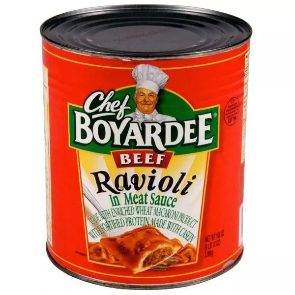 Hometown Beef Ravioli Can 108 Ounce Size - 6 Per Case