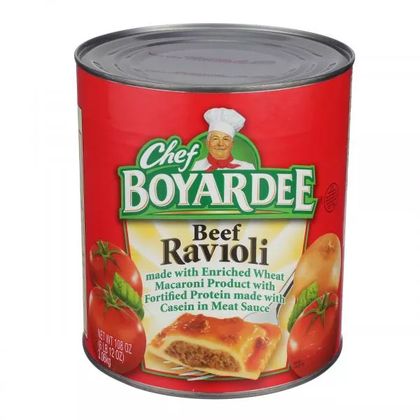 Hometown Chef Boyardee Beef Ravioli 108 Ounce Size - 6 Per Case